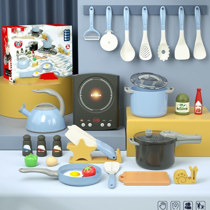 MiniChef™ – Kids Induction Cooker | 31-Piece Kitchen Playset