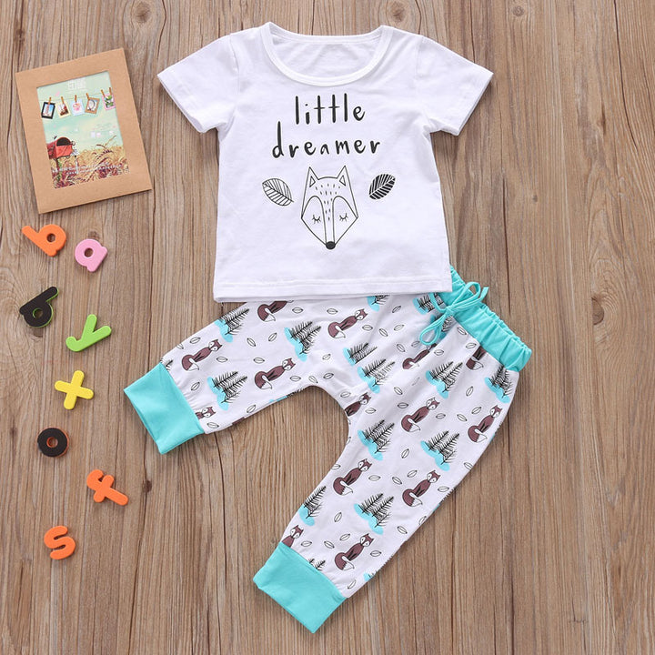 SnugBubs™ – Newborn Outfit Set | T-Shirt & Pants for Boys & Girls