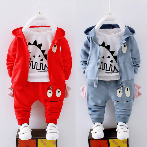 CozyKidz™ – Boys Cotton Outfit | Autumn, Spring & Summer