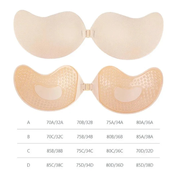 SilkLift™ – Invisible Push-Up Bra | Strapless & Backless, Perfect Fit