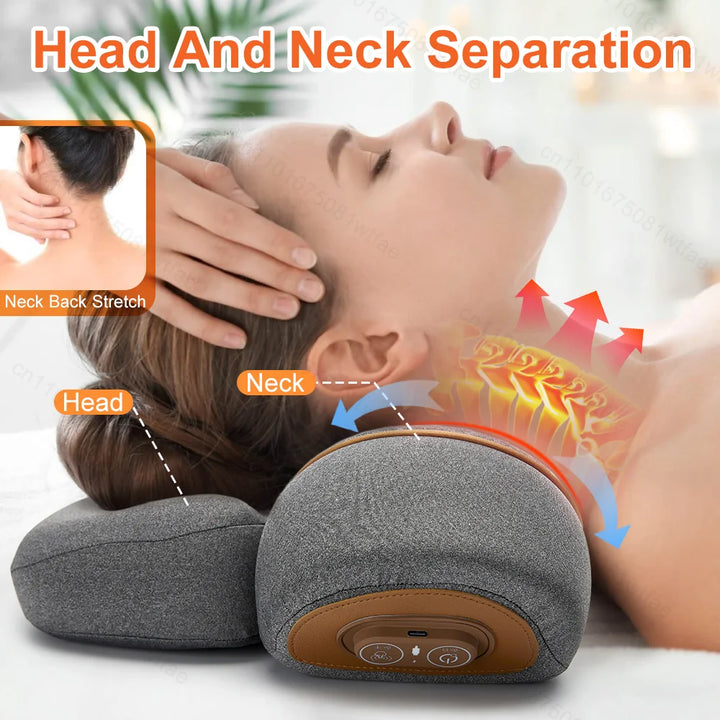 NeckRelief Pro™ – 3-in-1 Cervical Massage & Heating Pillow