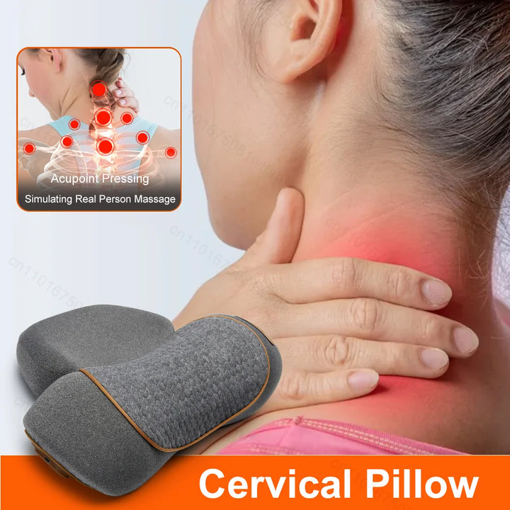 NeckRelief Pro™ – 3-in-1 Cervical Massage & Heating Pillow